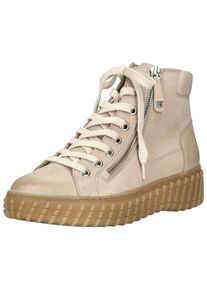 Paul Green Damen Sneaker "Paul Green Sneaker Nubukleder", Gr. 38,5, beige, Nubukleder, casual, Schuhe