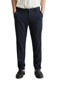 Marc O'Polo Herren Chinohose "in leichter Twill-Qualität", blau, casual, Gr. 30, MARC O'POLO DENIM, unifarben, Obermaterial: 63% Polyester, 34% Viskose, 3%