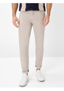 Brax Herren 5-Pocket-Hose "Style CADIZ", beige, Gr. 40, 79% Baumwolle, 19% Polyester, 2% Elasthan, Hosen