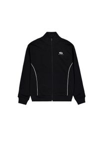 Herren Umstandsjacke "Alpha Industries Men - Sweatshirts Track Suit SL Jacket", schwarz, Gr. XL, Alpha Industries, Obermaterial: 80% Baumwolle, 20%