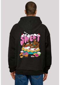 F4NT4STIC Herren Kapuzenpullover "Scooby Doo Life Is Sweet", schwarz, casual, Gr. S, Obermaterial: 100% Baumwolle, Pullover, Print