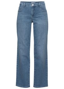 MAC Damen Bequeme Jeans "Gracia", blau, feminin, Gr. 38, Denim/Jeans, Obermaterial: 91% Baumwolle, 7% Elastomultiester, 2% Elasthan, Jeans, Passform