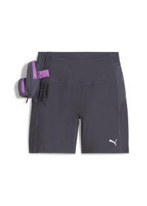 Puma Damen Laufshorts "SEASONS Enge Trailrunning-Shorts Damen", grau, Gr. XS, Obermaterial: 77% Polyester, 23% Elasthan; Taschenfutter: 13% Elasthan,