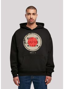 F4NT4STIC Herren Kapuzenpullover "Made in Japan", schwarz, casual, Gr. XS, Obermaterial: 100% Baumwolle, Pullover, Print