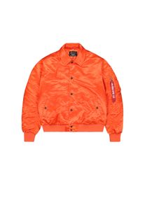 Herren Bomberjacke "Alpha Industries Men - Bomber Jackets Coach Logo Jacket"boost orange, Gr. XXXL, Alpha Industries, Obermaterial: 100% Nylon, Jacken
