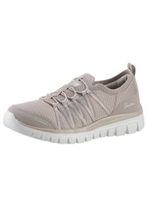Skechers Damen Slip-On Sneaker "GRACEFUL-SOFT SOUL", Gr. 37, grau, Textil, Lederimitat, unifarben, sportlich, Schuhe, mit Memory Foam Ausstattung