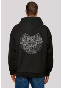 F4NT4STIC Herren Kapuzenpullover "Star Wars Christmas Death Star Weihnachten", schwarz, casual, Gr. L, Obermaterial: 100% Baumwolle, Pullover, Print