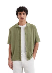 Marc O'Polo MARC O'POLO Herren 3/4 Arm-Pullover "mit flauschiger Struktur"summer sage, casual, Gr. XXL, unifarben, Obermaterial: 60% Baumwolle, 21% Viskose, 19%