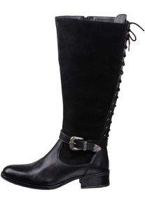 sheego by Joe Browns sheego Große Größen Schnürstiefel mit Schnürung hinten, schwarz, Größe 42 - Damen