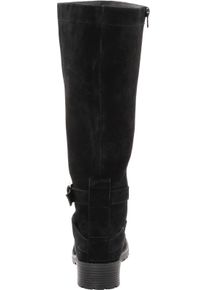 sheego Große Größen Weitschaftstiefel mit Schnallenbändern, schwarz, Größe 42 - Damen