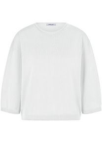 Peter Hahn - Rundhals-Pullover aus 100% SUPIMA®-Baumwolle, weiss, Gr. 42 / M - Baumwolle