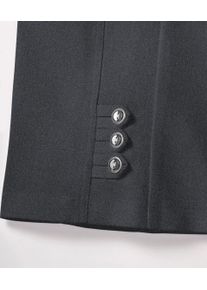 sheego Große Größen 7/8-Jeans mit Zierriegel am Abschluss, black-denim, Größe 56 - Damen