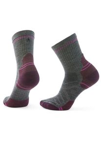 Smartwool Hike Targeted Cushion Mid Crew Socks Wandersocken Damen (Gr L |grau)