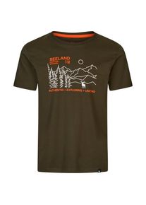 Seeland Landscape T-Shirt T-Shirt Herren (Gr S |braun/oliv)