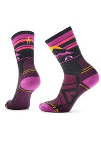 Smartwool Hike Light Cushion New Pattern Crew Socks Wandersocken Women (Gr S |lila)
