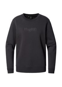 Haglöfs Pullove Haglöfs Crewneck Damen (Gr L |schwarz/grau)