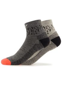 Salewa MTN TRN Sal AM QRT Sock Wandersocken Damen (Gr 42-44 |grau)