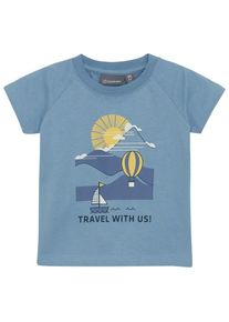 Color Kids Baby T-Shirt with Chestprint S/S T-Shirt Kinder (Gr 86 |blau/türkis)