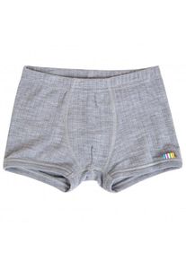 Merinounterwäsche Joha Boxershorts Basic Kinder (Gr 150 |grau)