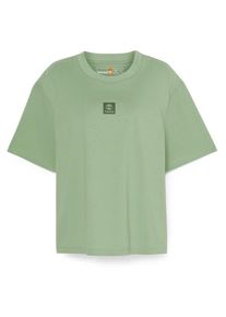 Timberland Stack Logo Short Sleeve Tee T-Shirt Damen (Gr XS |grün)