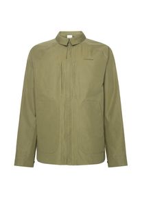 KnowledgeCotton Apparel Vent Canvas 200 Classic Overshirt Windjacke Herren (Gr M |oliv)