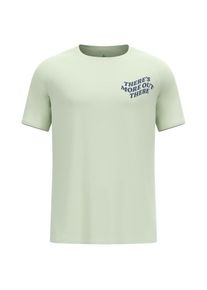 Odlo Essential Print-T-Shirt Crew Neck S/S Laufshirt Men (Gr XL |grün)