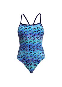 Funkita Single Strap One Piece Badeanzug Damen (Gr 34 |blau)
