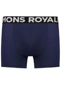 Merinounterwäsche Mons Royale Hold 'em Shorty Boxer Herren (Gr XL |blau)