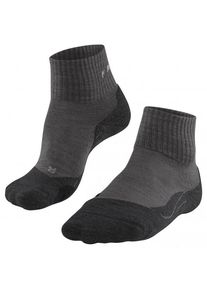 Falke TK2 Wool Short Wandersocken Damen Wandern (Gr 35-36 |grau)