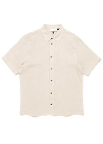 Hemd Mazine Shortsleeve Linen Shirt Herren (Gr M |weiß/beige)