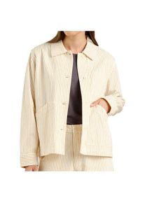 DEDICATED Jacket Stiby Hemd Damen (Gr L |beige/weiß)