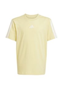 T-Shirt Adidas 3 Stripes Tee 160 Kinder (Gr 164 |beige/gelb)