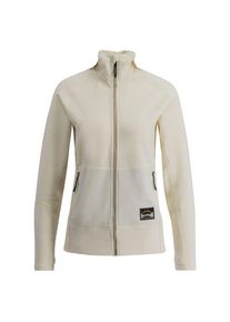 Lundhags Tived Merino Full Zip Merinohoodie Damen (Gr XS |grau/beige)