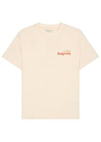 T-Shirt KnowledgeCotton Apparel Print T-Shirt Damen (Gr M |weiß)