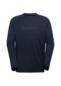 Mammut Selun FL Longsleeve Logo Funktionsshirt Herren Wandern (Gr M |blau)