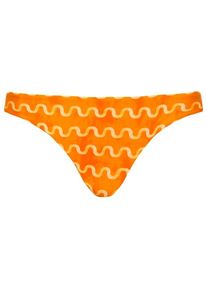 Seafolly Soundwave Hipster Tie Side Bikini-Bottom Damen (Gr 32 |orange)
