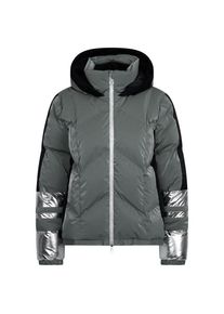 Sportalm Daunenskijacke mit Kapuze Skijacke Damen (Gr 36 |grau)