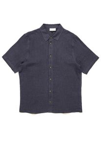 Mazine Shortsleeve Linen Shirt Hemd Herren (Gr L |grau)