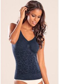 Lascana Shapingtop mehrfarbig Gr. L (44/46) für Damen. Mit V-Ausschnitt. Eng