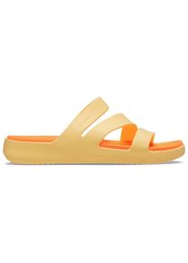 Crocs Getaway Strappy Sandalen Damen Freizeit (Gr 7 |beige)