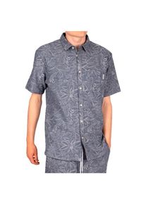 Hemd Iriedaily Santo S/S Shirt Herren (Gr L |grau)
