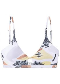 Bikini Top PICTURE Kalta Print Triangle Top Damen (Gr XS |weiß)