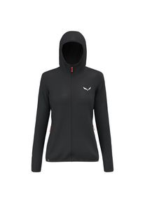 Salewa Puez Waffle Hybrid PL Hooded Jacket Fleecejacke Damen (Gr 38 |schwarz)