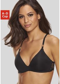 Lascana Push-up-BH schwarz Gr. 70C. Mit Integrierten Kissen und ohne Bügel