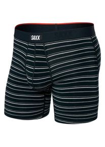SAXX Vibe Xtra Boxer Brief Fly Kunstfaserunterwäsche Herren Alltag (Gr M |schwarz)