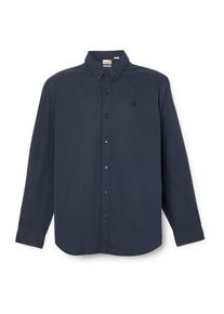Timberland Long Sleeve Stretch Poplin Shirt Hemd Herren (Gr 3XL |blau)