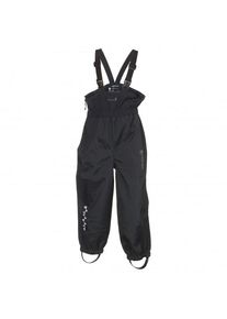 ISBJÖRN Isbjörn Kuling Hard Shell Pant Regenhose Kinder (Gr 110/116 |schwarz/grau |wasserdicht)