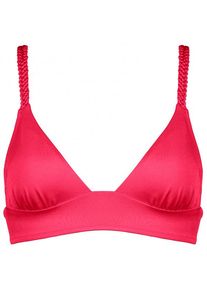 watercult Makramé Love Bikini Top 7039 Bikini-Top Damen (Gr 44 - Cup: B |rosa/rot)
