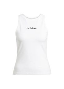 Adidas Linear Single Jersey Tank Tank Top Women (Gr L |weiß)