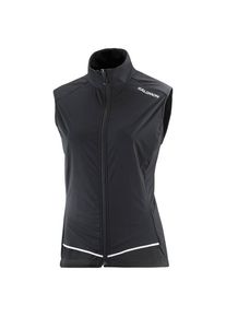 Salomon Light Shell Vest Laufweste Damen (Gr XL |schwarz/grau)